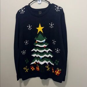 Rue21 Navy Christmas Tree Sweater